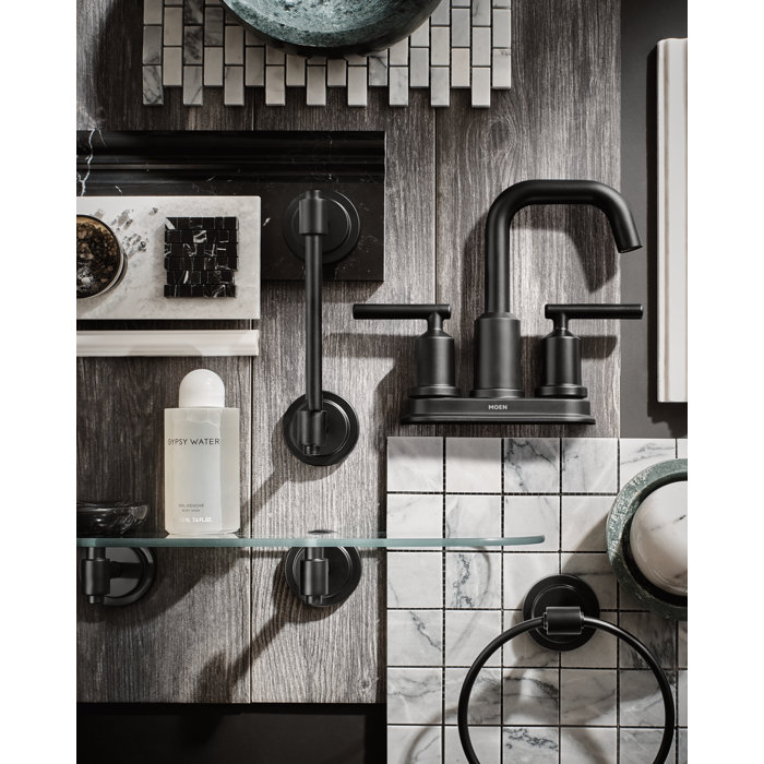 6150 Moen Gibson Centerset Bathroom Faucet with Drain Assembly